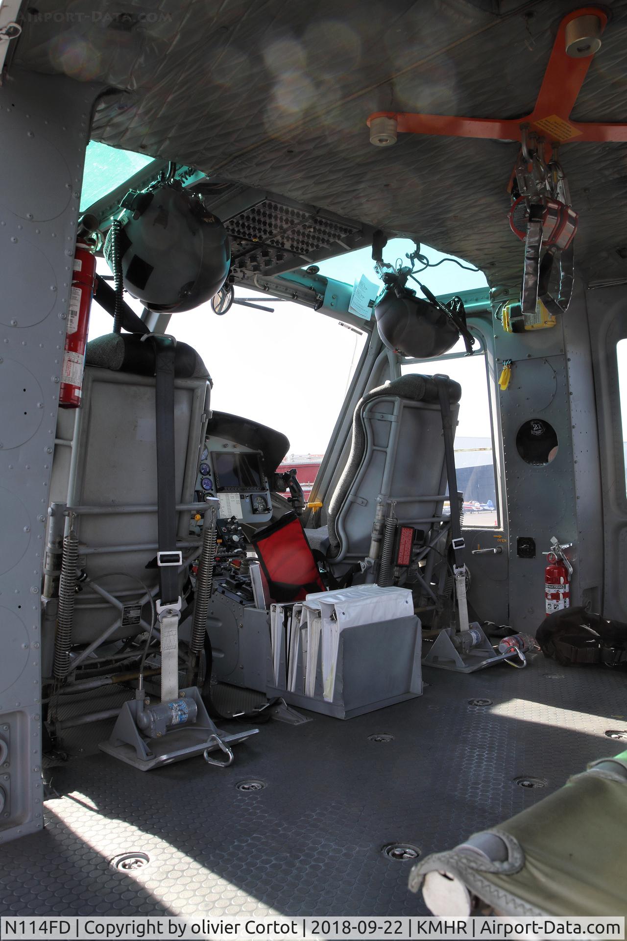 N114FD, Bell UH-1H Iroquois C/N 13257 (72-21558), taking a lokk...