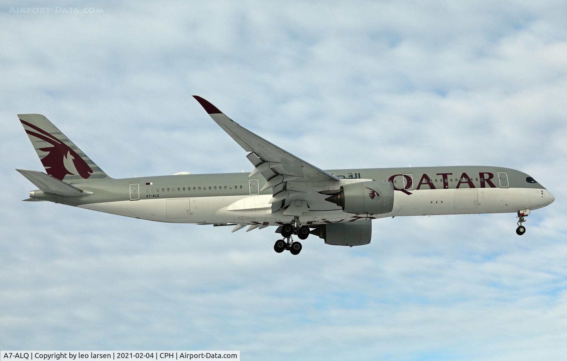 A7-ALQ, 2017 Airbus A350-941 C/N 076, Copenhagen 4.2.2021