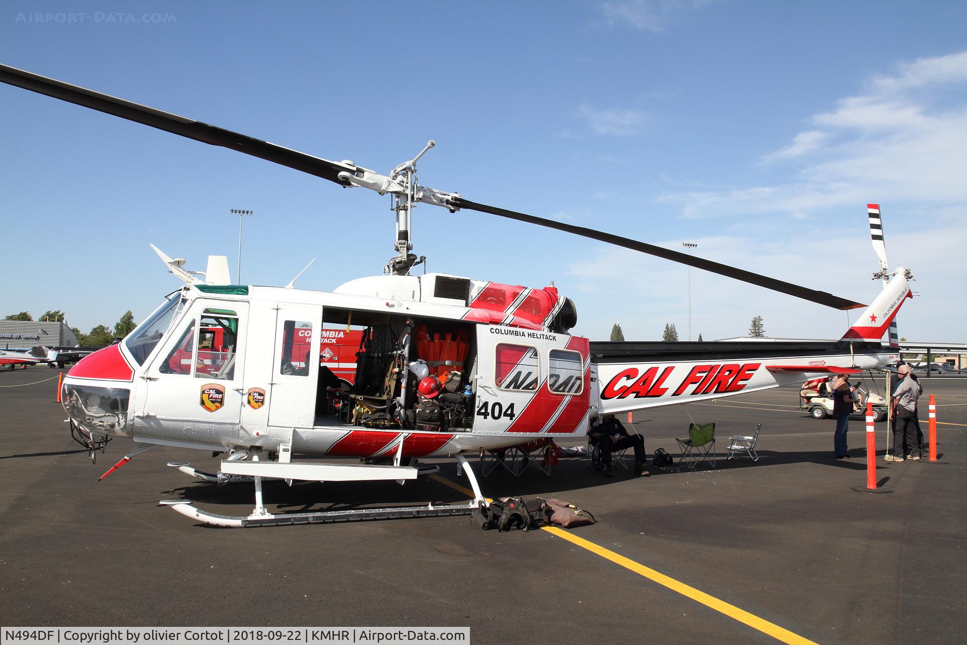 N494DF, 1969 Bell EH-1X Iroquois C/N 11303, the actual N494DF