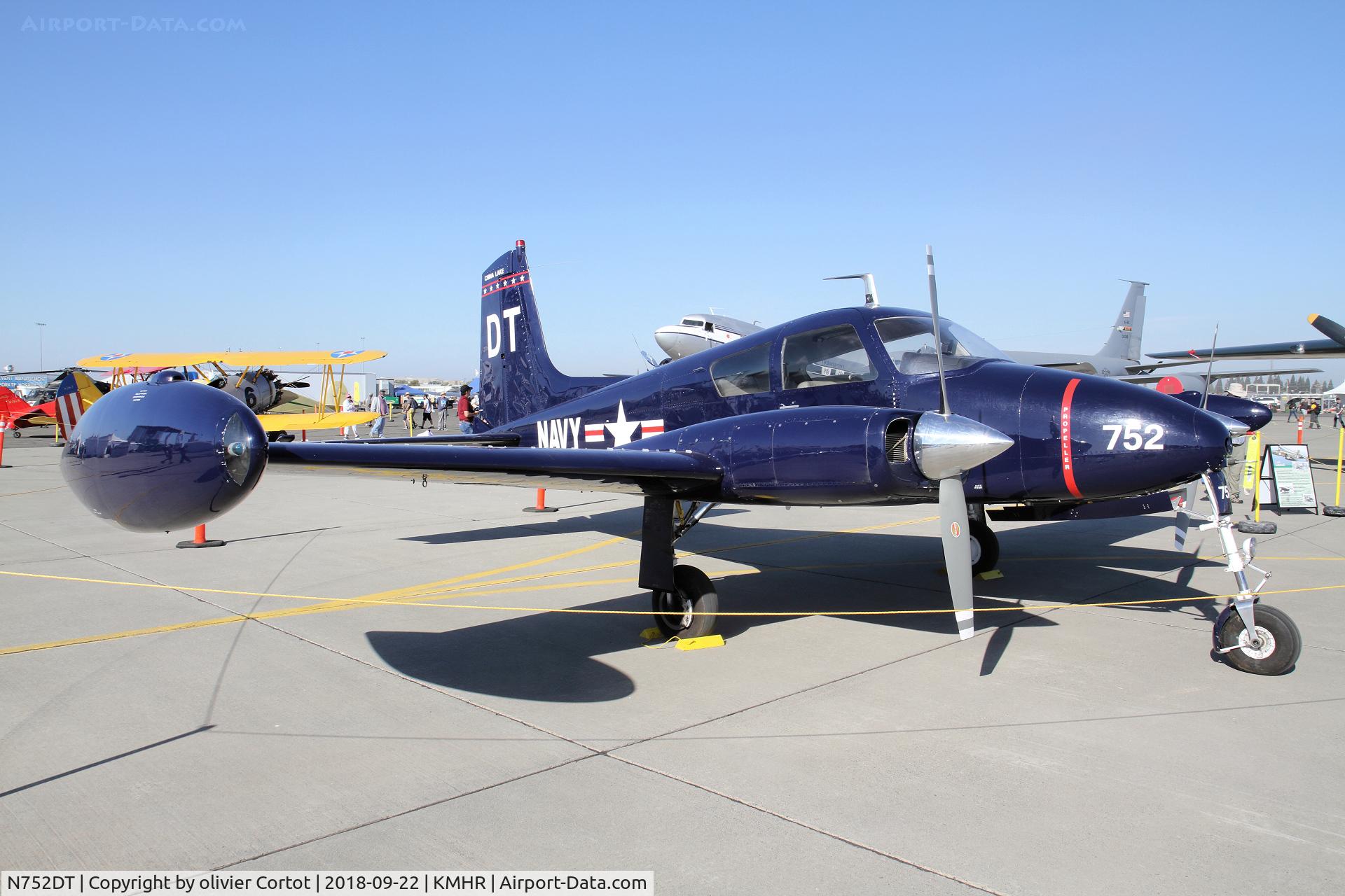 N752DT, 1958 Cessna 310B C/N 35752, static display