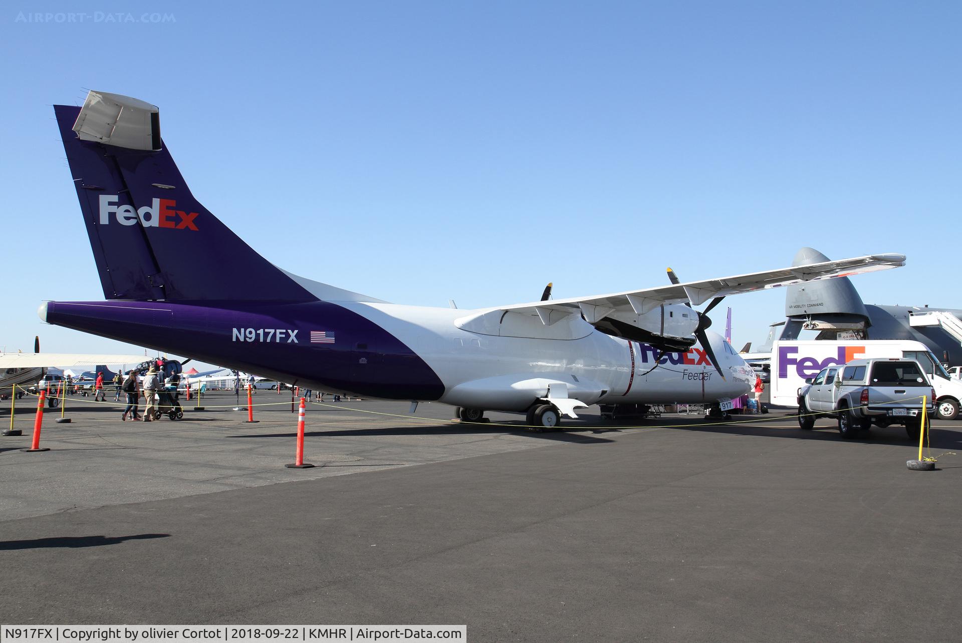 N917FX, 1993 ATR 42-300 C/N 354, static display