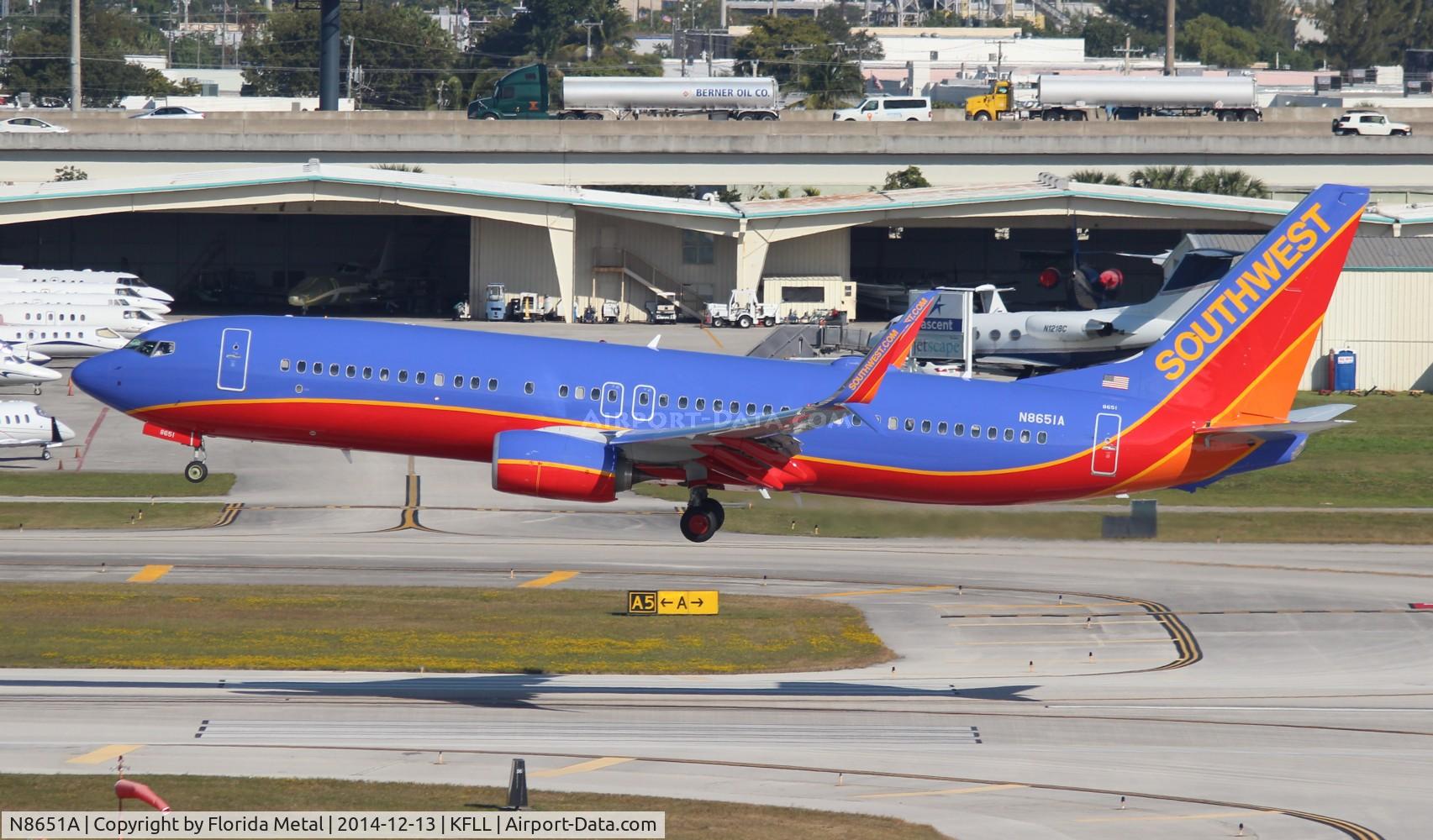 N8651A, 2014 Boeing 737-8H4 C/N 36920, FLL spotting 2014