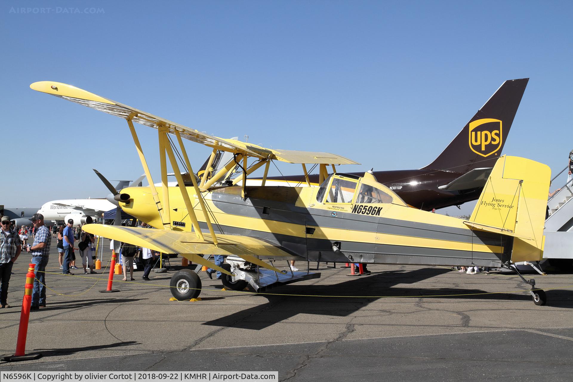 N6596K, 1978 Grumman-Schweizer G-164C C/N 6C, static display