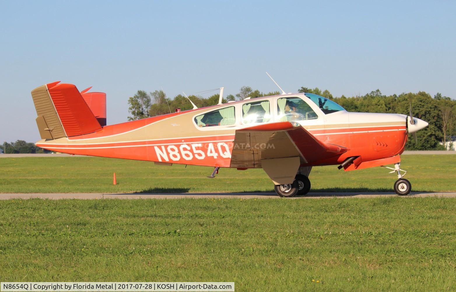 N8654Q, 1964 Beech S35 Bonanza C/N D-7667, EAA OSH 2017