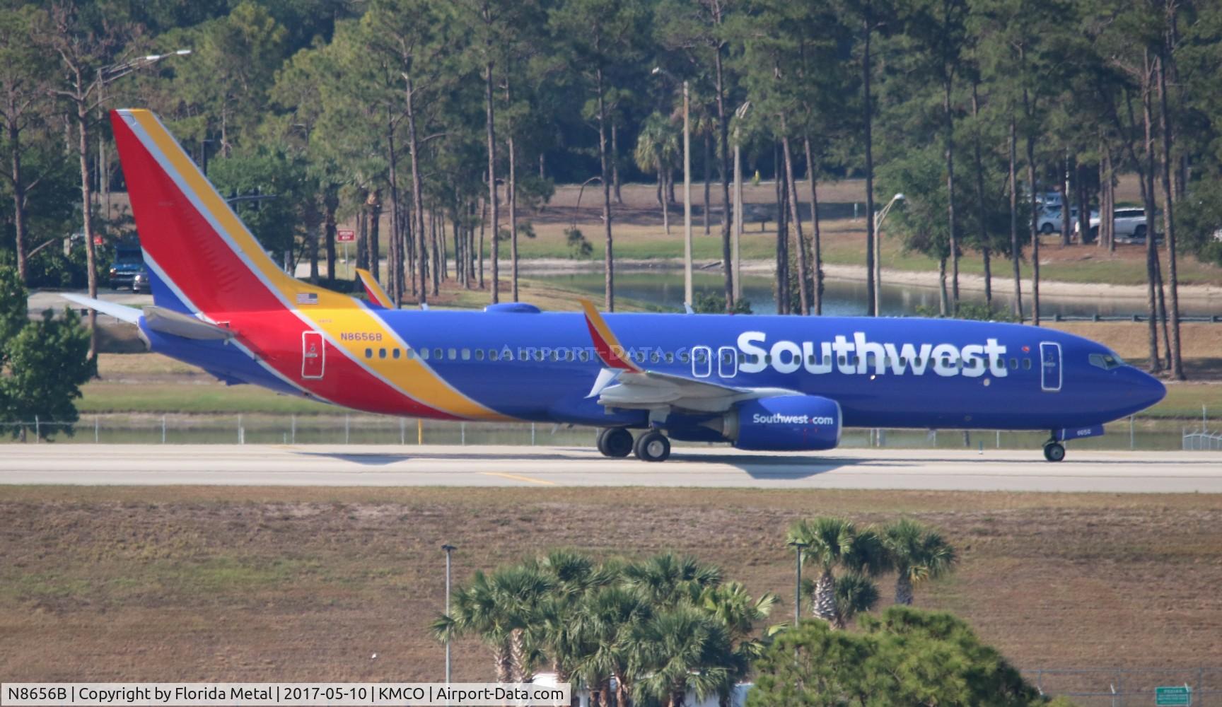 N8656B, 2014 Boeing 737-8H4 C/N 42530, MCO spotting 2017