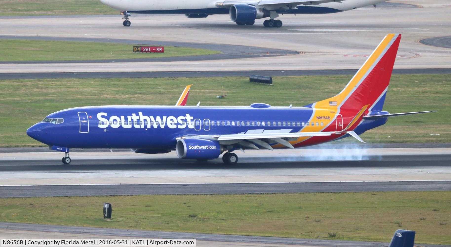 N8656B, 2014 Boeing 737-8H4 C/N 42530, ATL spotting 2016