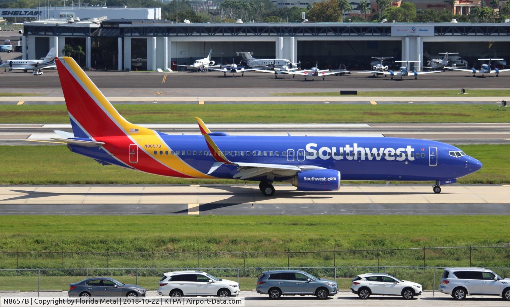 N8657B, 2014 Boeing 737-8H4 C/N 42535, TPA spotting 2018