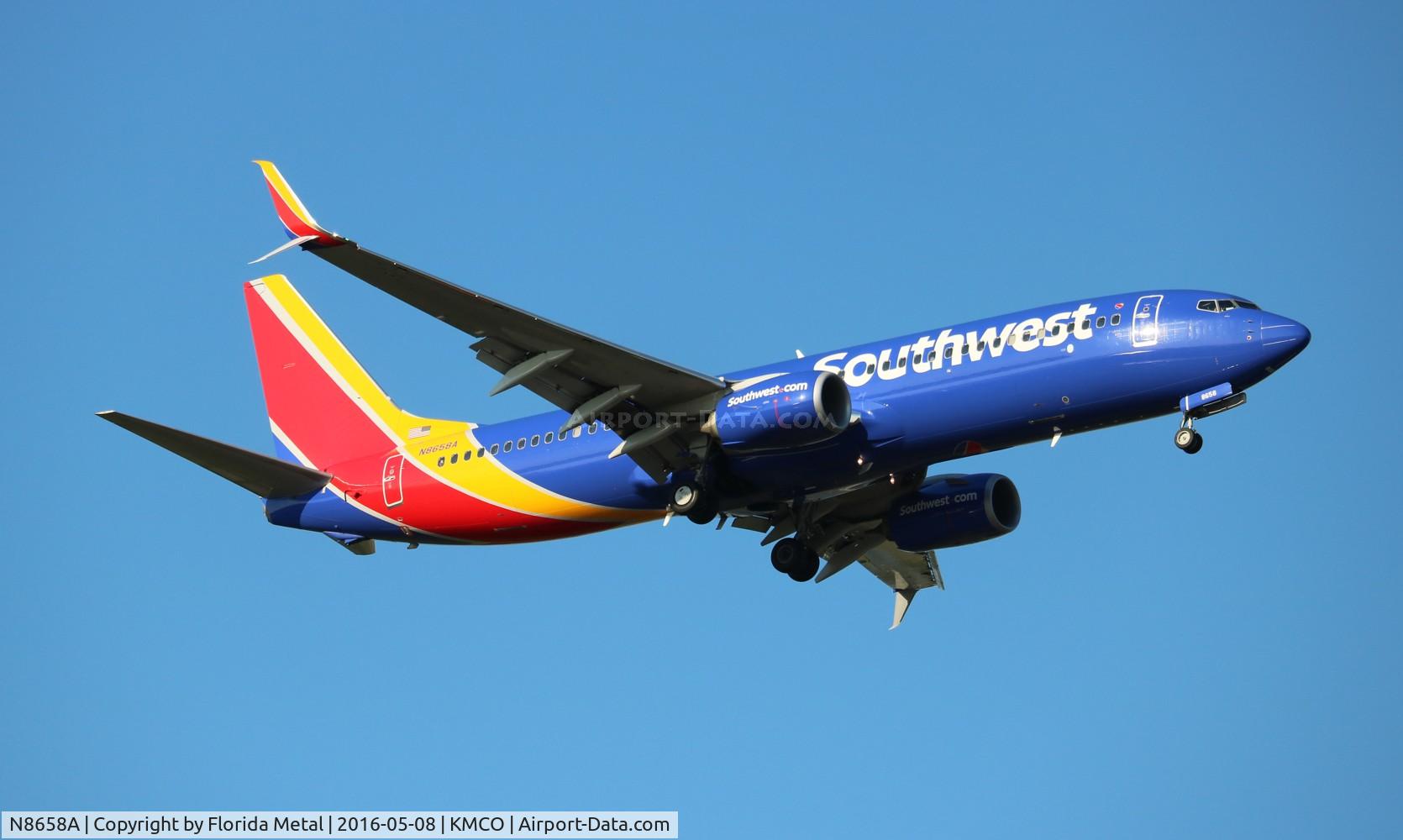 N8658A, 2015 Boeing 737-8H4 C/N 36899, MCO Spotting 2016