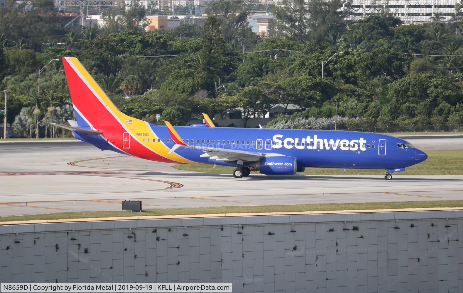N8659D, 2015 Boeing 737-8H4 C/N 36901, FLL spotting 2019