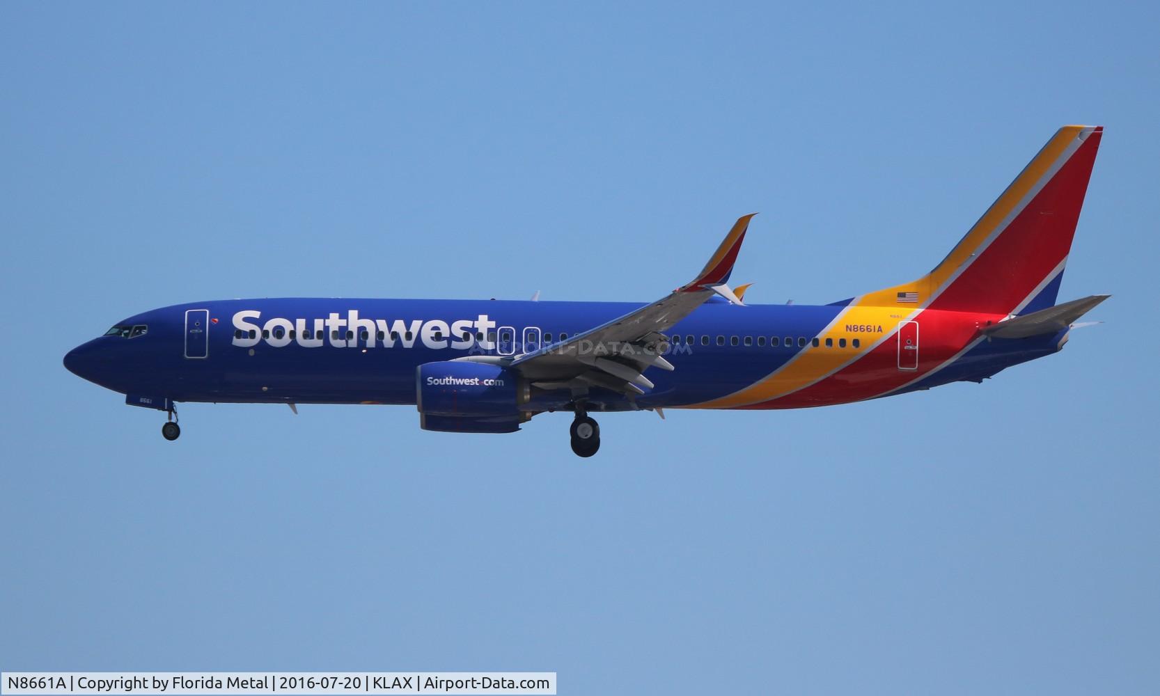 N8661A, 2015 Boeing 737-8H4 C/N 36906, LAX spotting 2016
