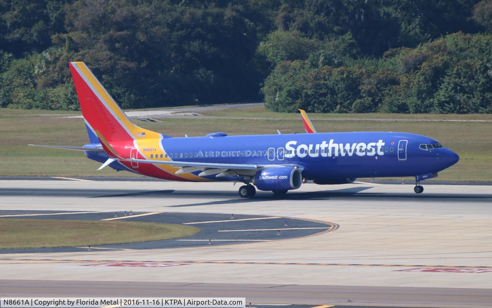 N8661A, 2015 Boeing 737-8H4 C/N 36906, TPA spotting 2016