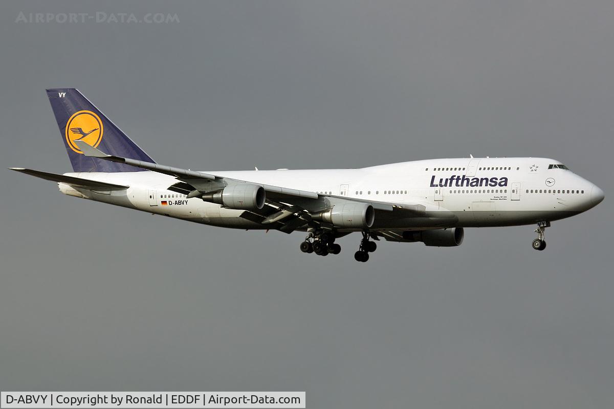 D-ABVY, 2000 Boeing 747-430 C/N 29869, at fra