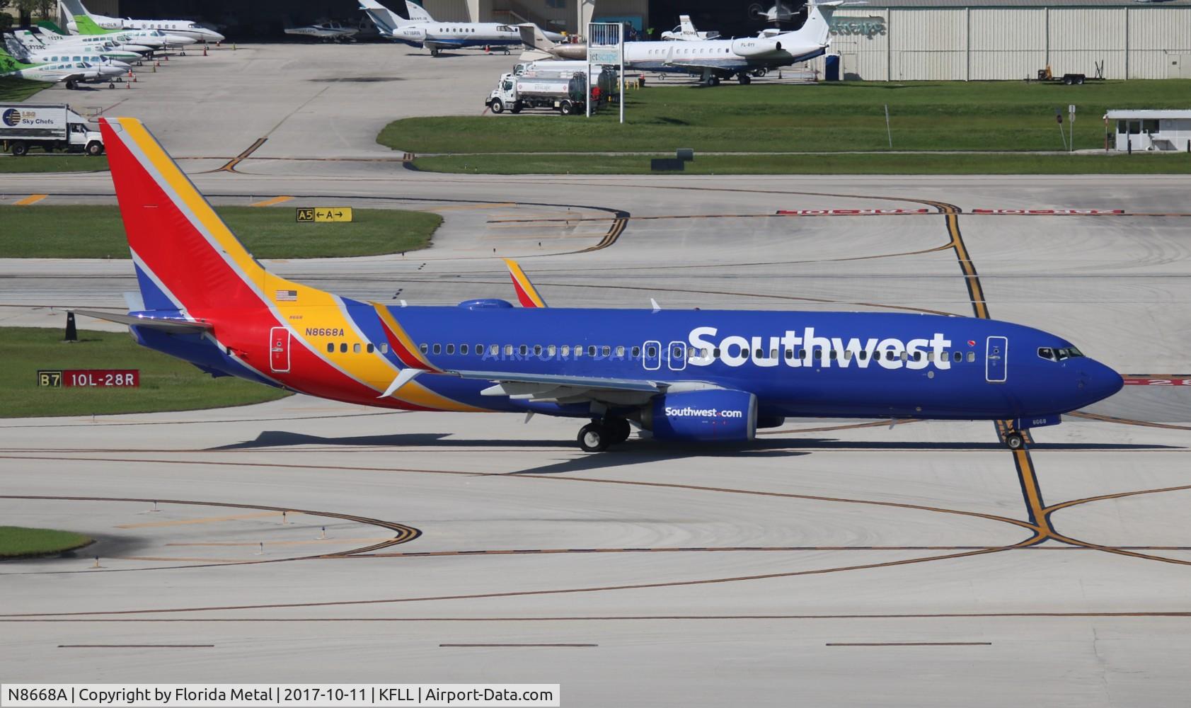 N8668A, 2015 Boeing 737-8H4 C/N 36903, FLL spotting 2017