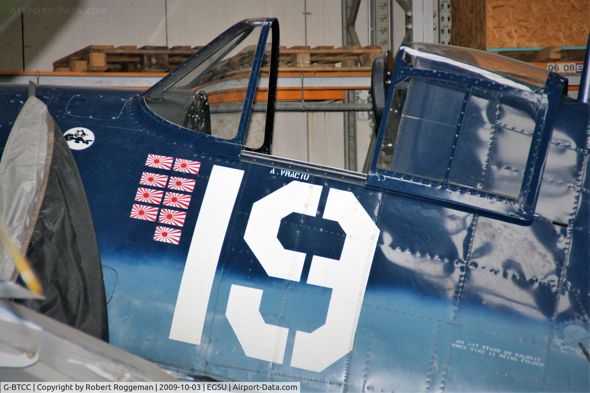 G-BTCC, 1944 Grumman F6F-5K Hellcat. C/N A-1733, 19. Imperial War Museum, Duxford. FIGHTER COLLECTION.