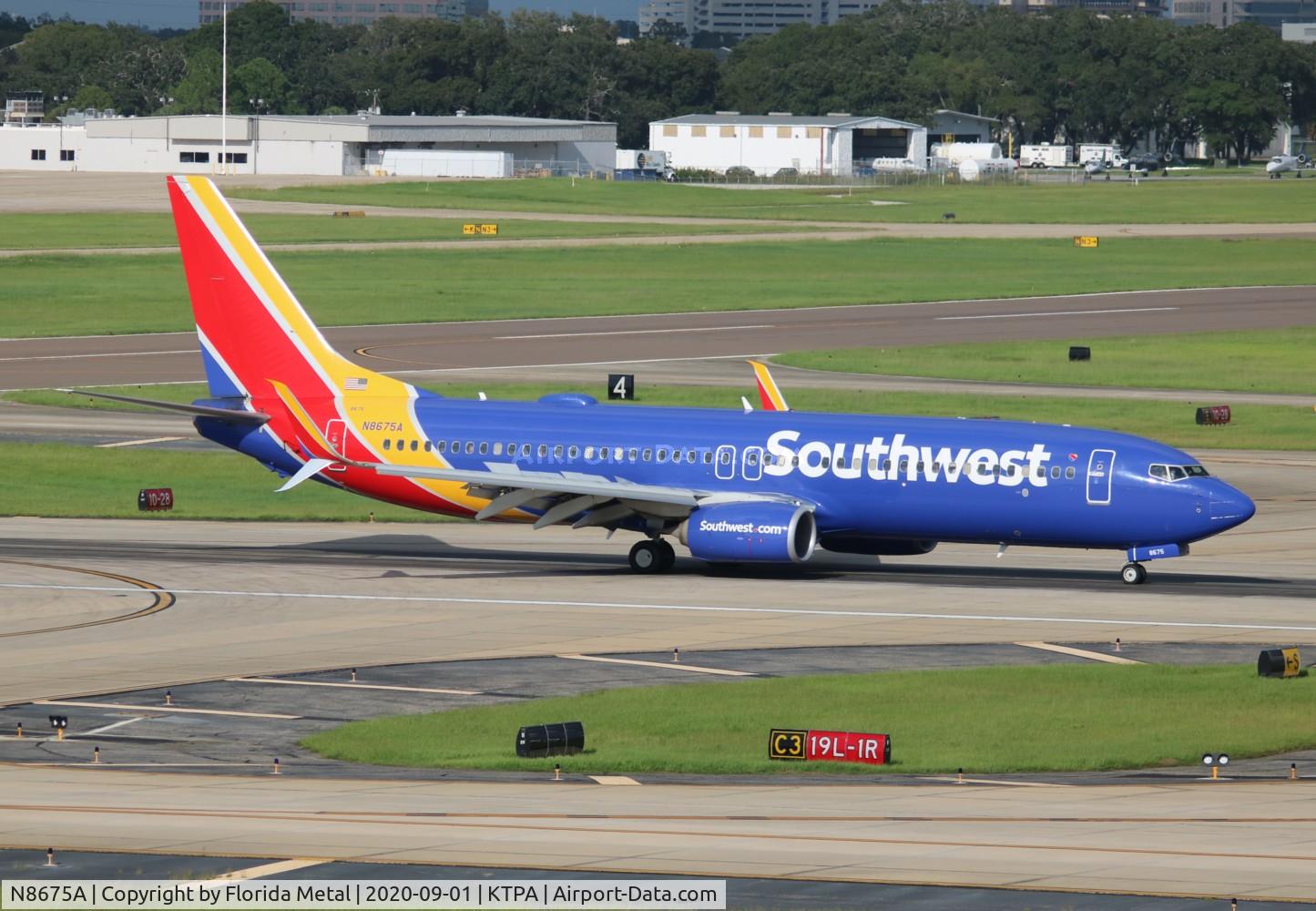 N8675A, 2015 Boeing 737-8H4 C/N 35976, TPA spotting 2020