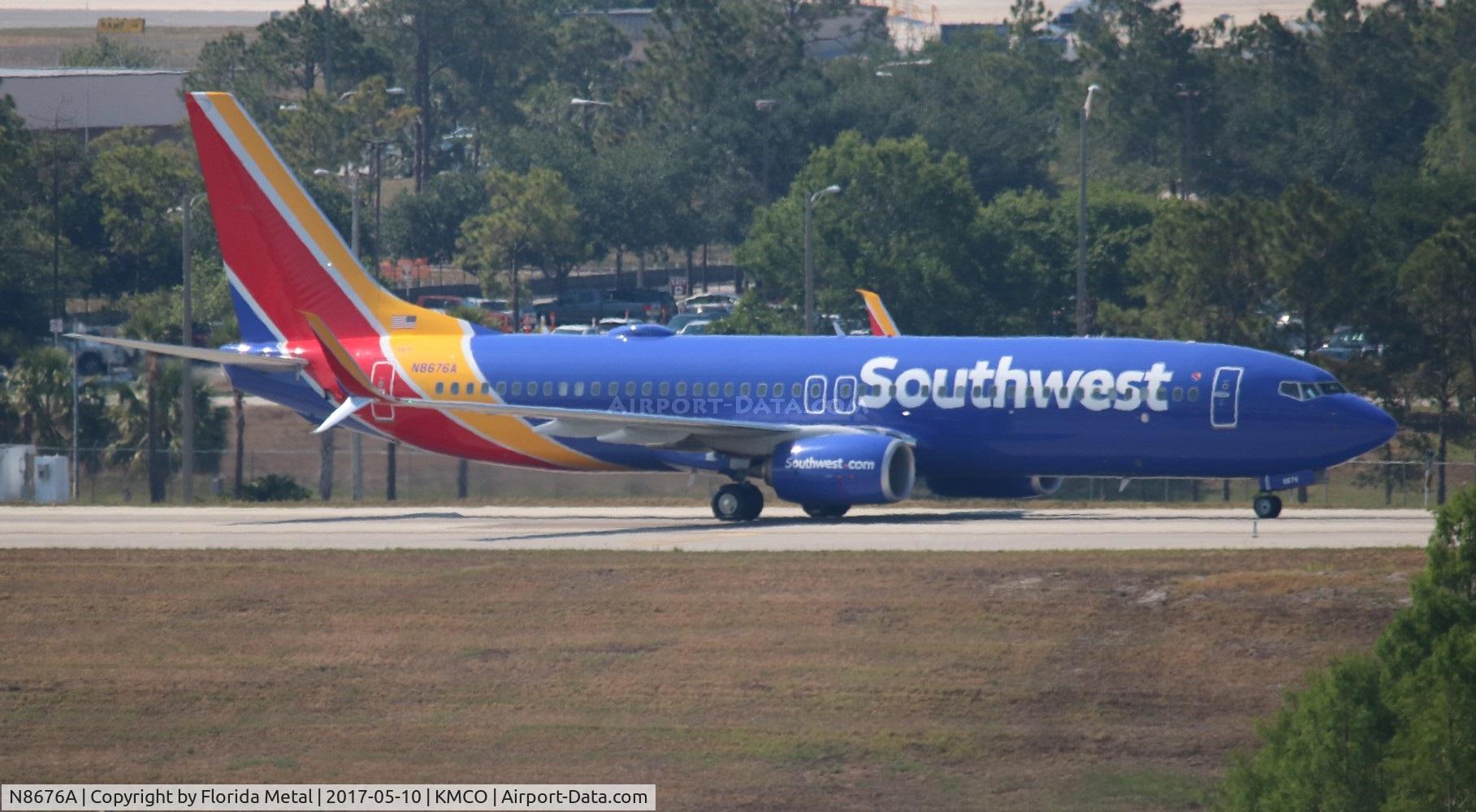 N8676A, 2015 Boeing 737-8H4 C/N 36941, MCO spotting 2017