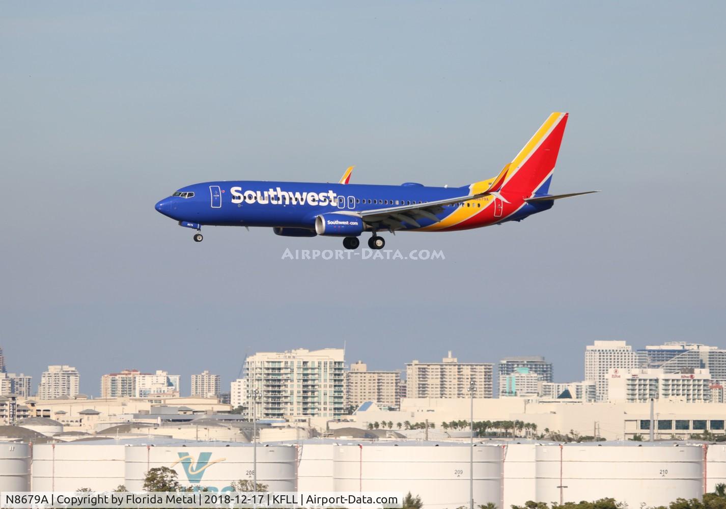 N8679A, 2016 Boeing 737-8H4 C/N 36932, FLL spotting 2018