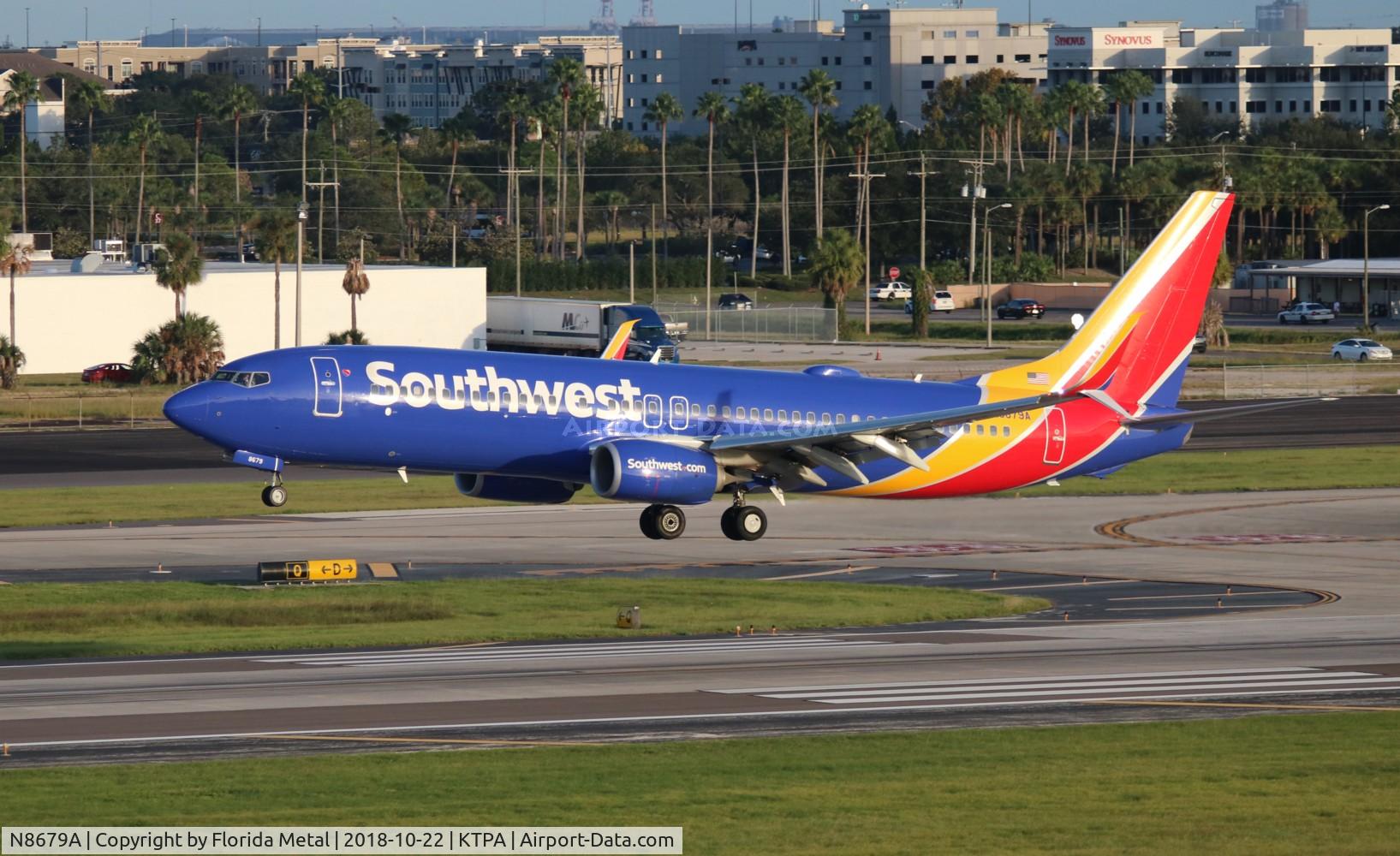 N8679A, 2016 Boeing 737-8H4 C/N 36932, TPA spotting 2018