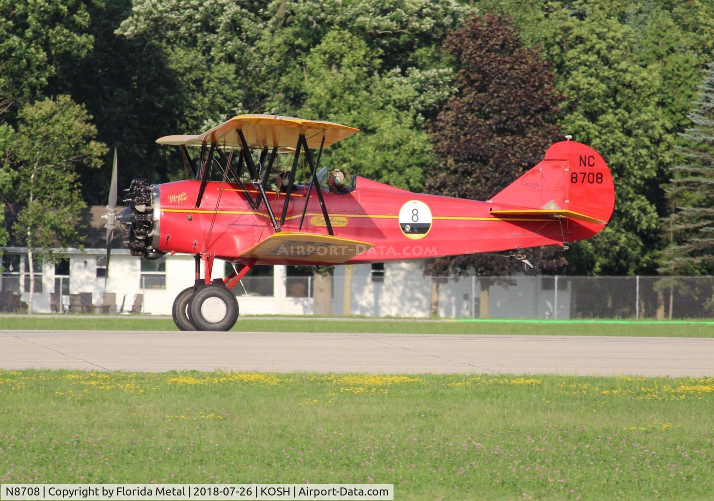 N8708, 1929 Curtiss-Wright Travel Air D-4000 C/N 926, EAA OSH 2018
