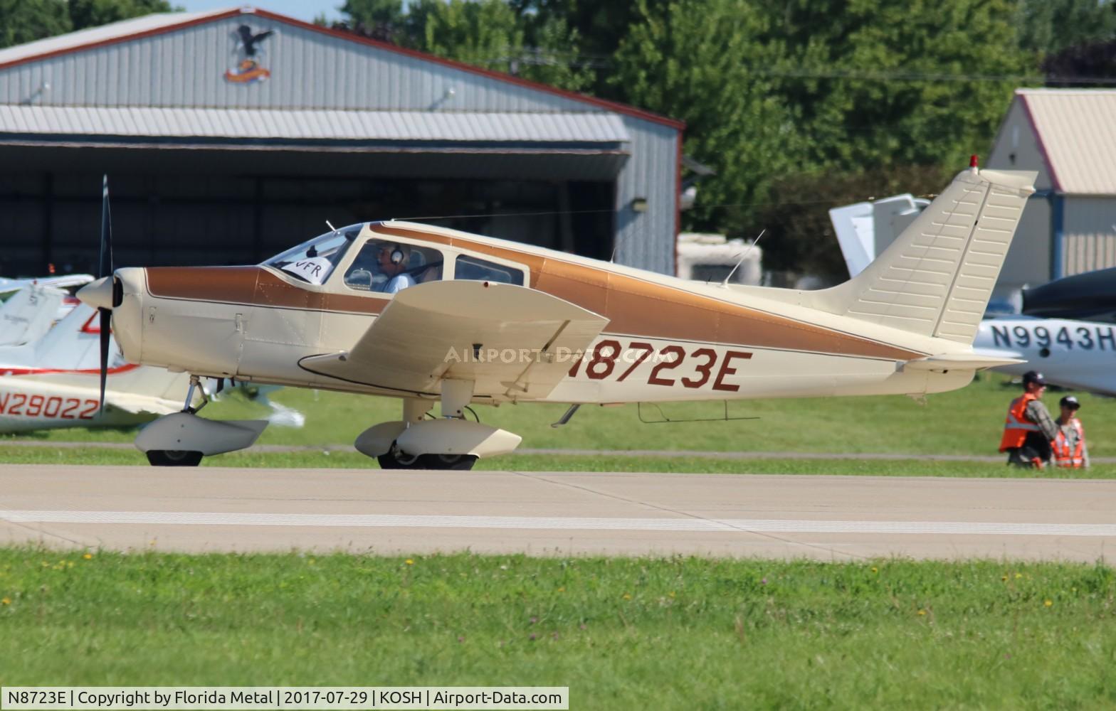 N8723E, 1976 Piper PA-28-140 Cherokee Cruiser C/N 28-7625150, EAA OSH 2017