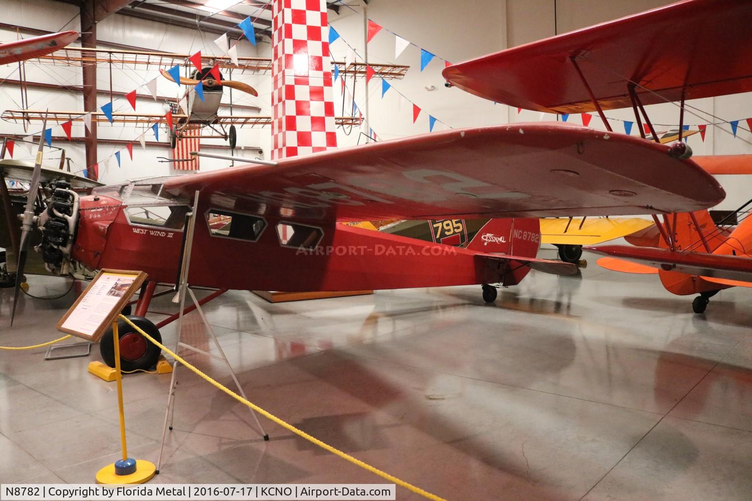 N8782, 1929 Cessna AW C/N 167, Yanks Museum 2016