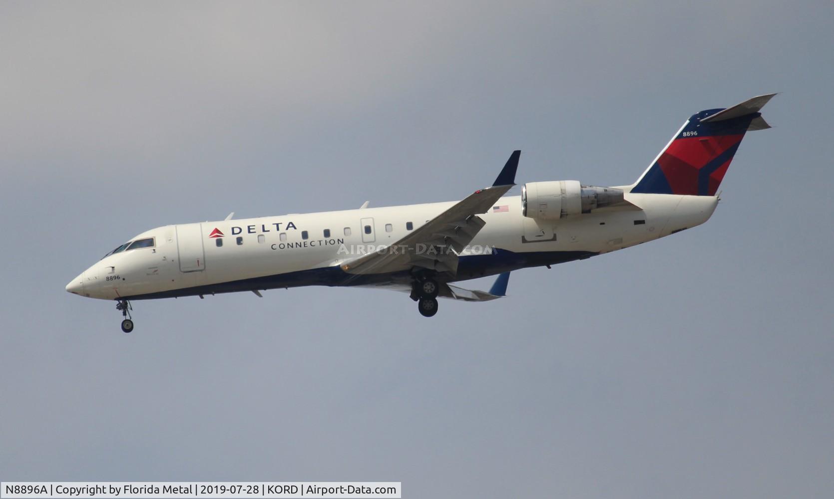 N8896A, 2004 Bombardier CRJ-200LR (CL-600-2B19) C/N 7896, ORD spotting 2019