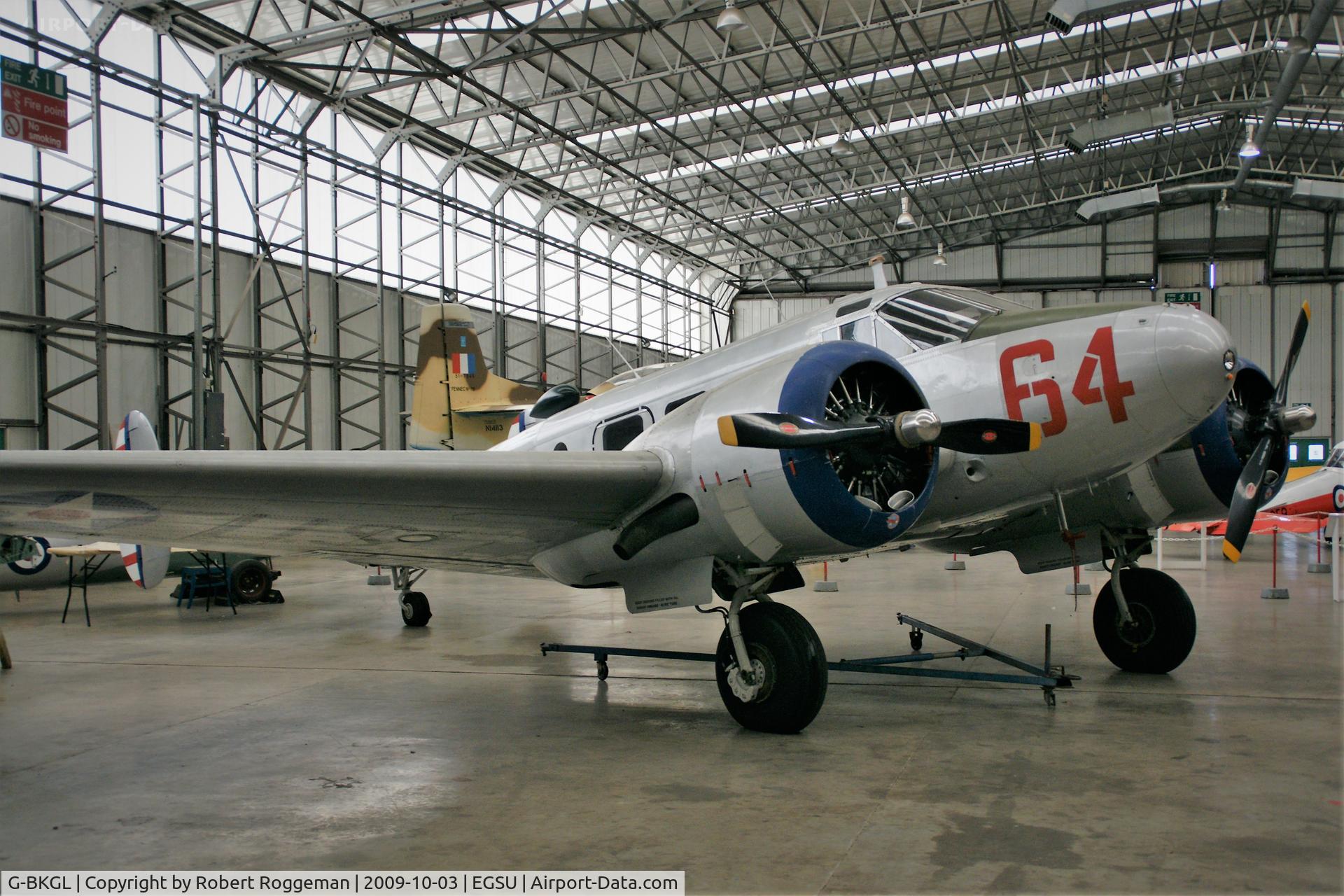 G-BKGL, 1952 Beech Expeditor 3TM C/N CA-164 (A-764), 64.1164. Imperial War Museum, Duxford.