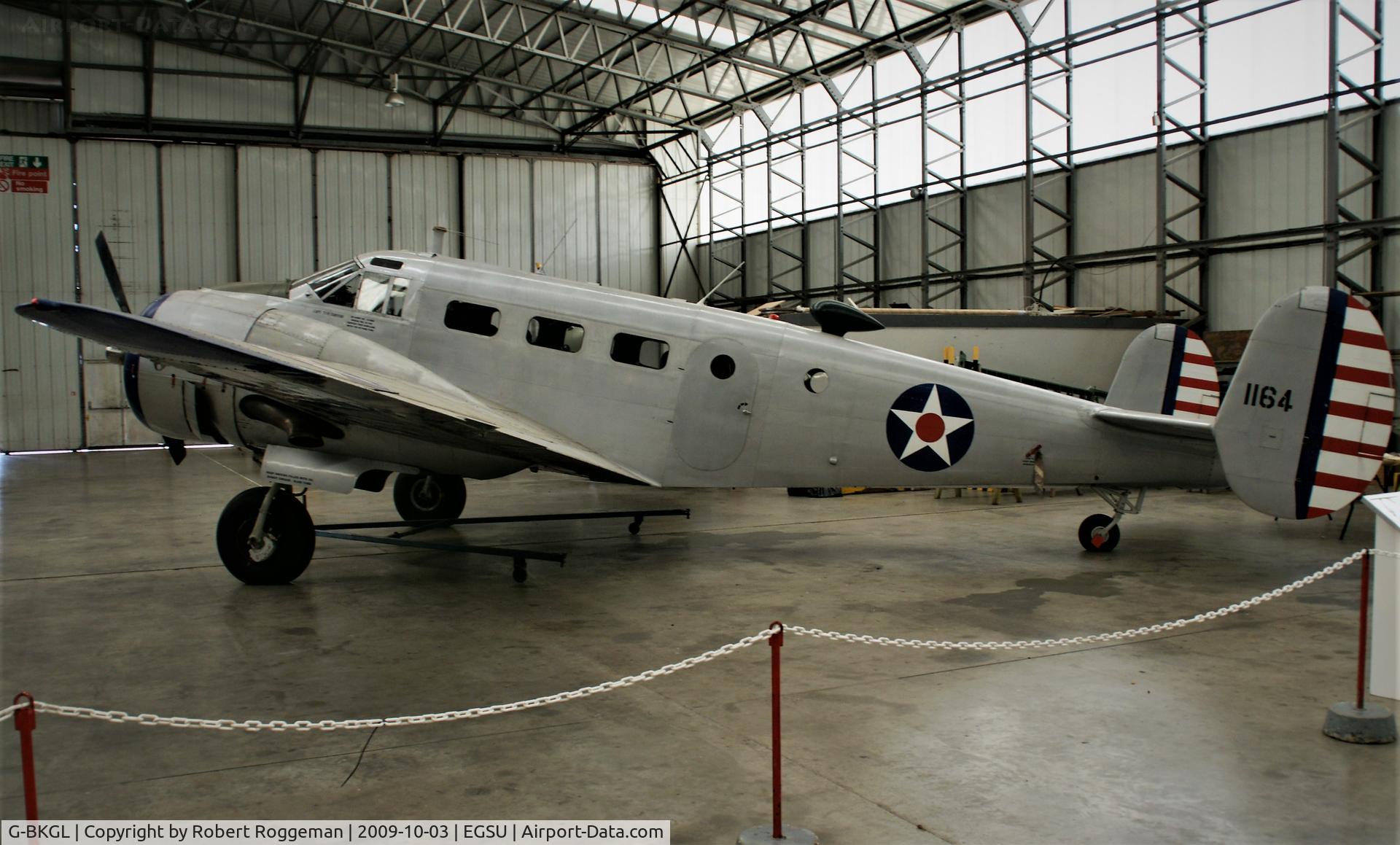 G-BKGL, 1952 Beech Expeditor 3TM C/N CA-164 (A-764), 64.1164. Imperial War Museum, Duxford.