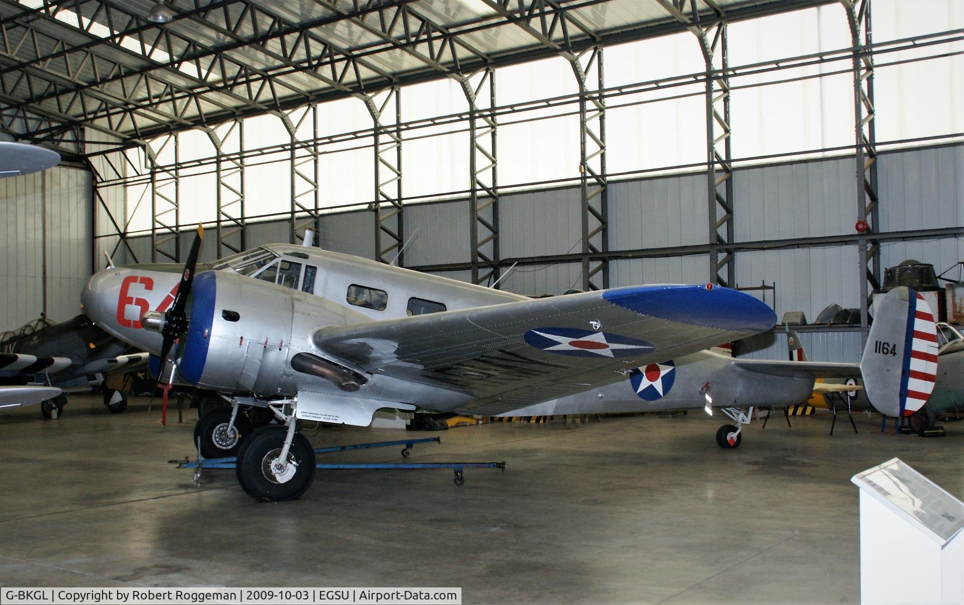G-BKGL, 1952 Beech Expeditor 3TM C/N CA-164 (A-764), 64.1164. Imperial War Museum, Duxford.