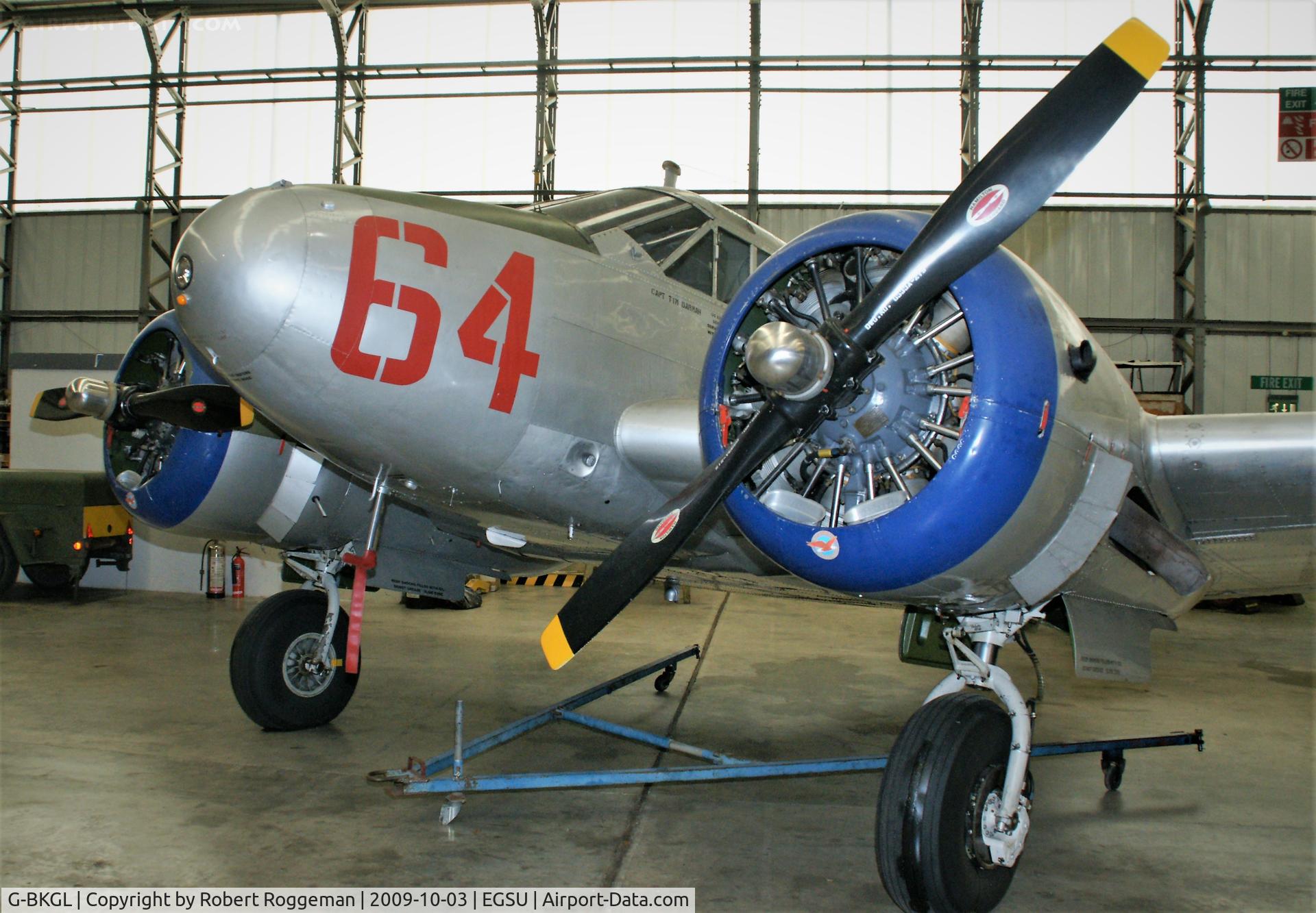 G-BKGL, 1952 Beech Expeditor 3TM C/N CA-164 (A-764), 64.1164. Imperial War Museum, Duxford.