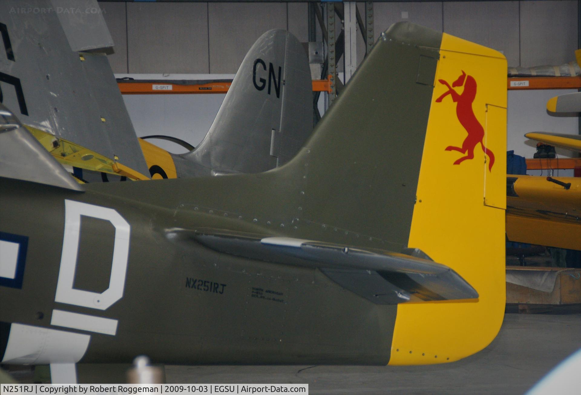 N251RJ, 1944 North American TF-51D Mustang C/N 124-44703, NX251RJ.MISS VELMA.CY D.FIGHTER COLLECTION. Imperial War Museum, Duxford.