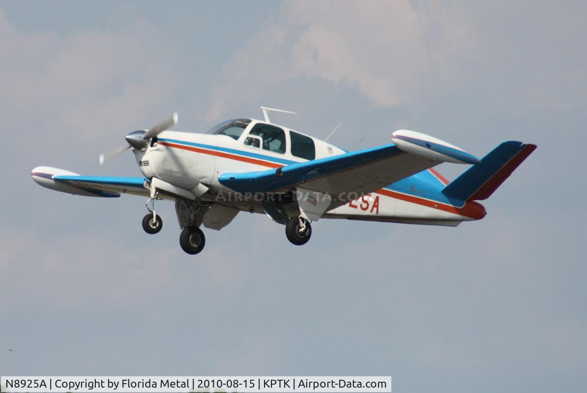 N8925A, 1950 Beech B35 C/N D-2625, PTK 2010