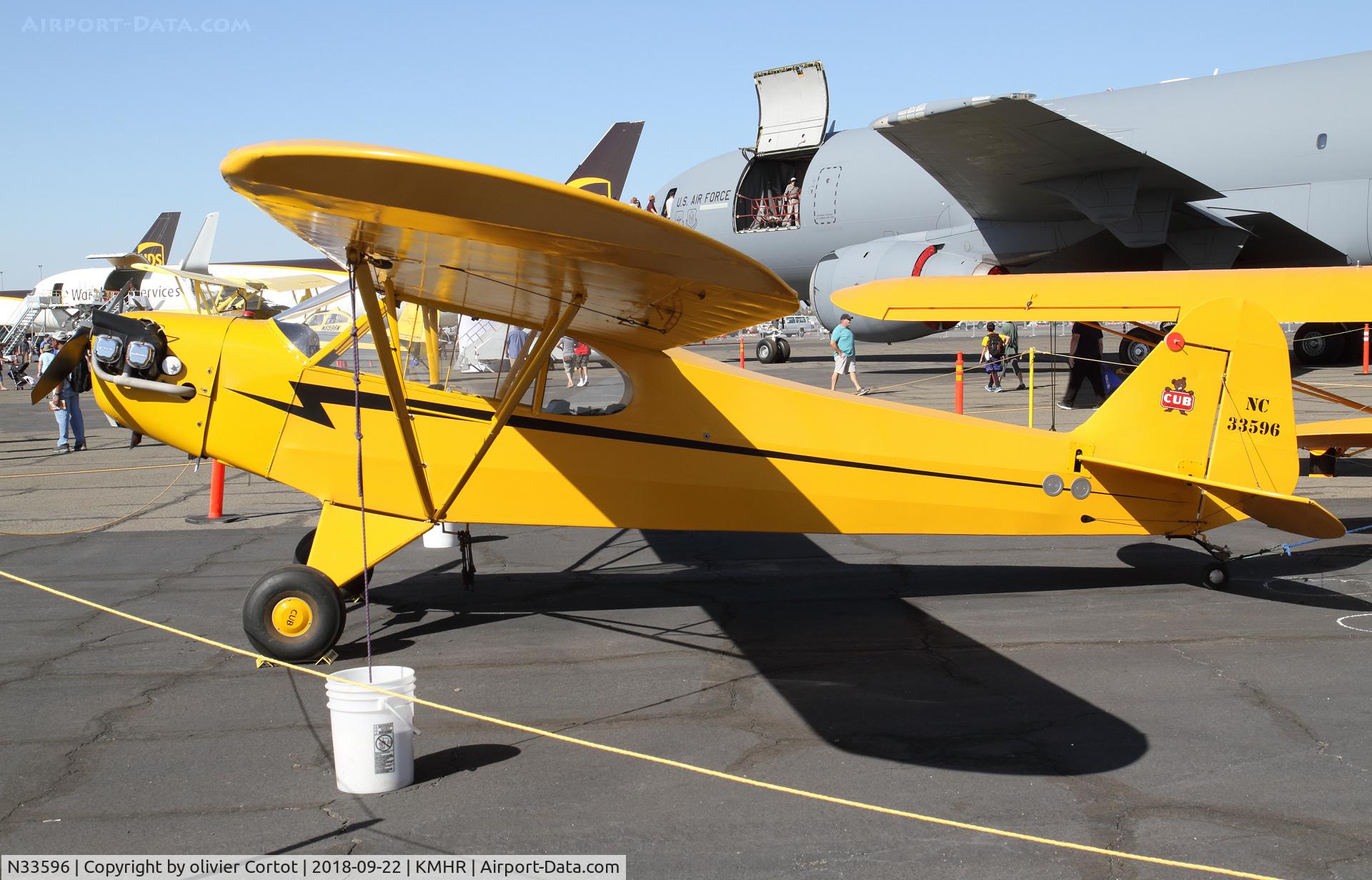 N33596, 1945 Piper J3C-65 Cub C/N 14073, 2018 airshow