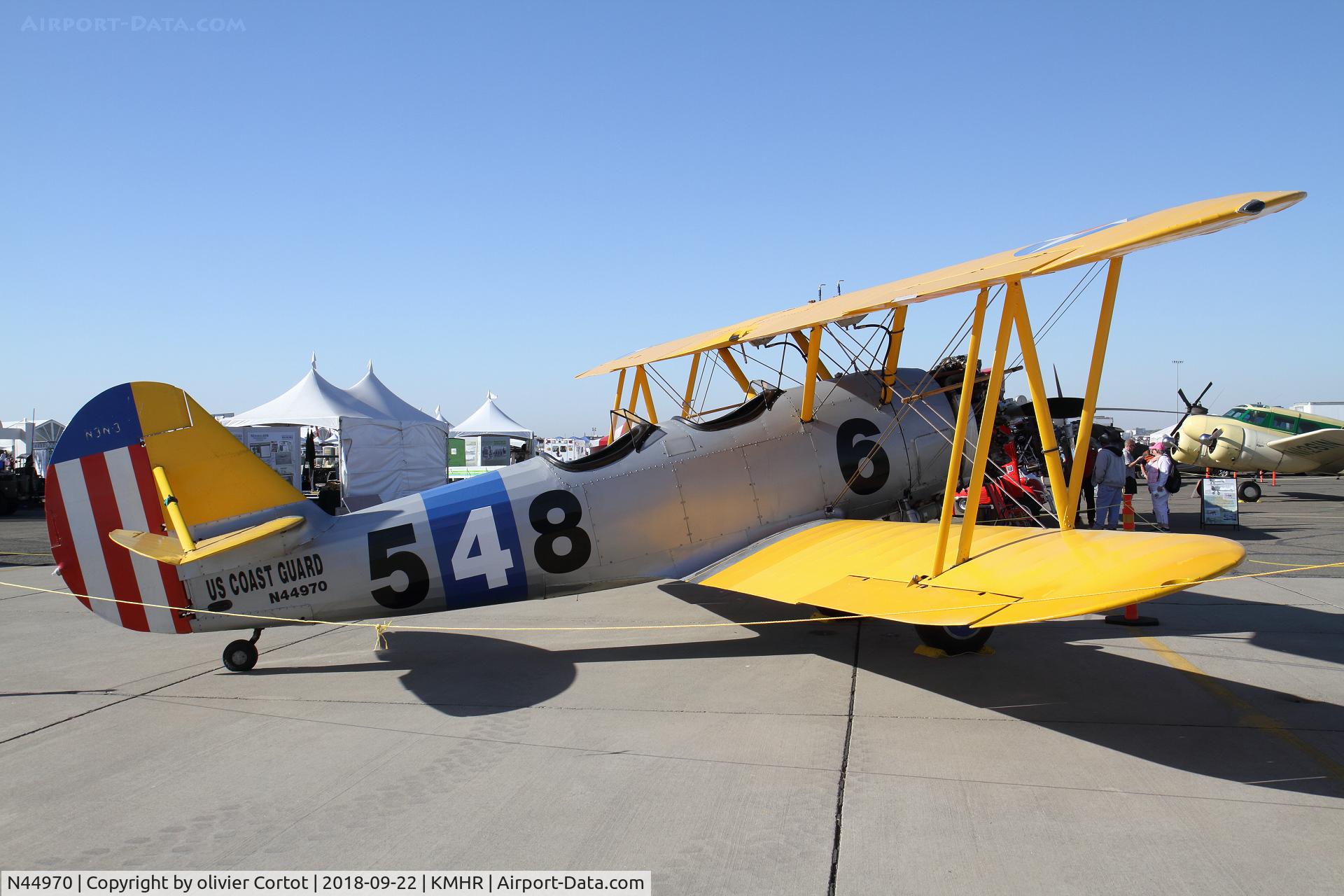 N44970, 1940 Naval Aircraft Factory N3N-3 C/N 1956, 2018 airshow