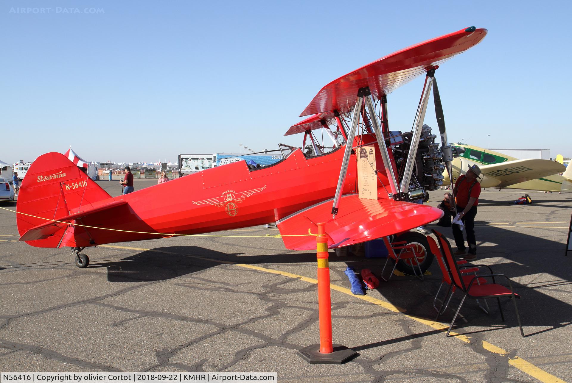 N56416, 1941 Boeing A75N1 C/N 75-914, 2018 airshow