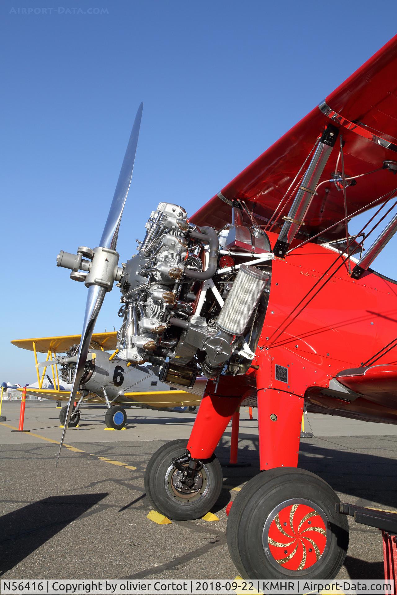 N56416, 1941 Boeing A75N1 C/N 75-914, beautiful stearman