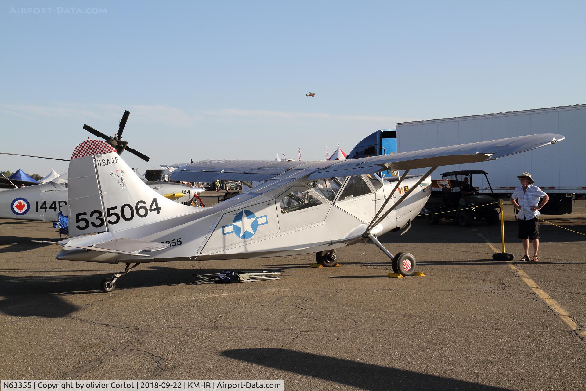 N63355, 1945 Stinson L-5G Sentinel C/N 4646, 2018 airshow