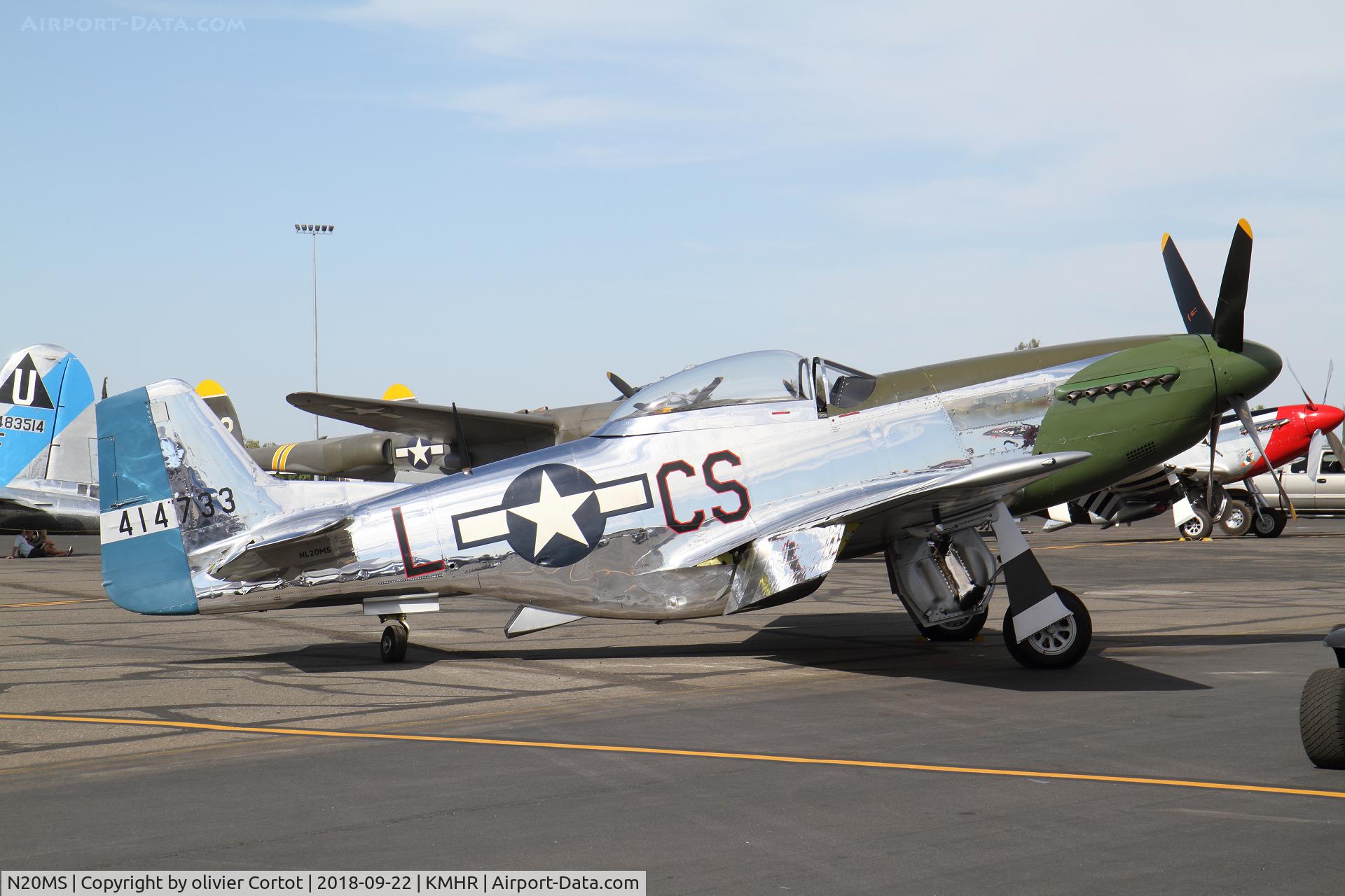 N20MS, 1944 North American P-51D Mustang C/N 122-31533, 2018 airshow