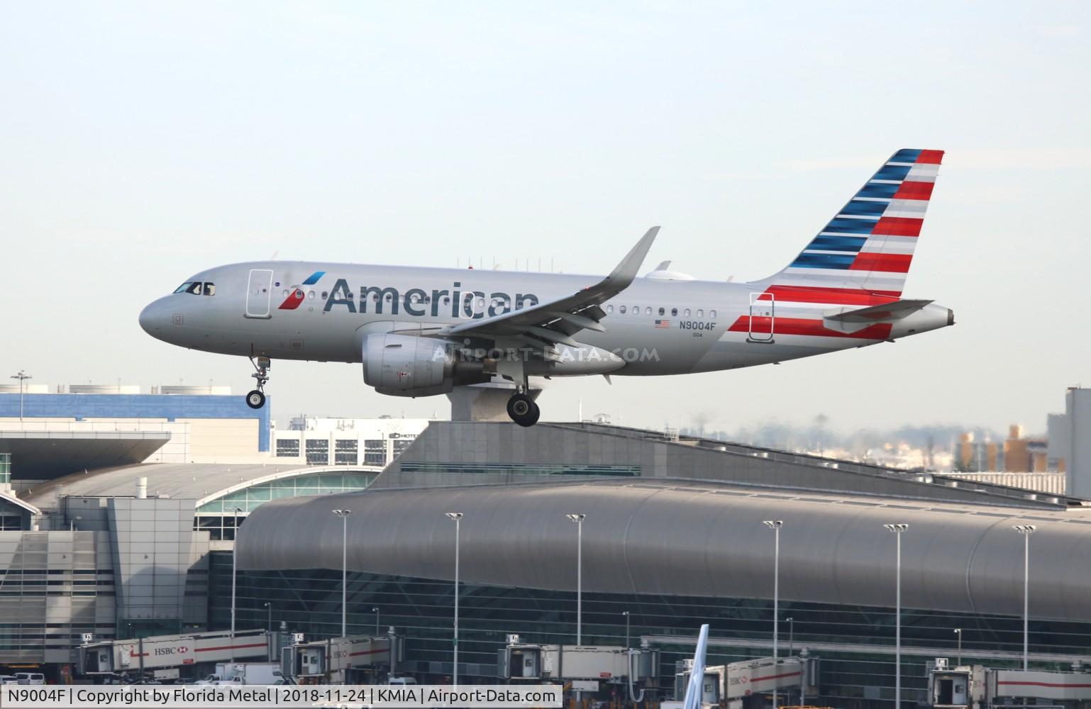 N9004F, 2013 Airbus A319-115 C/N 5745, MIA spotting 2018