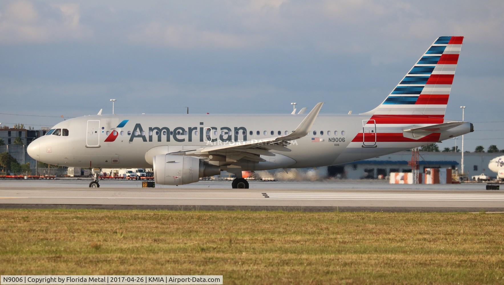 N9006, 2013 Airbus A319-115 C/N 5761, MIA spotting 2017