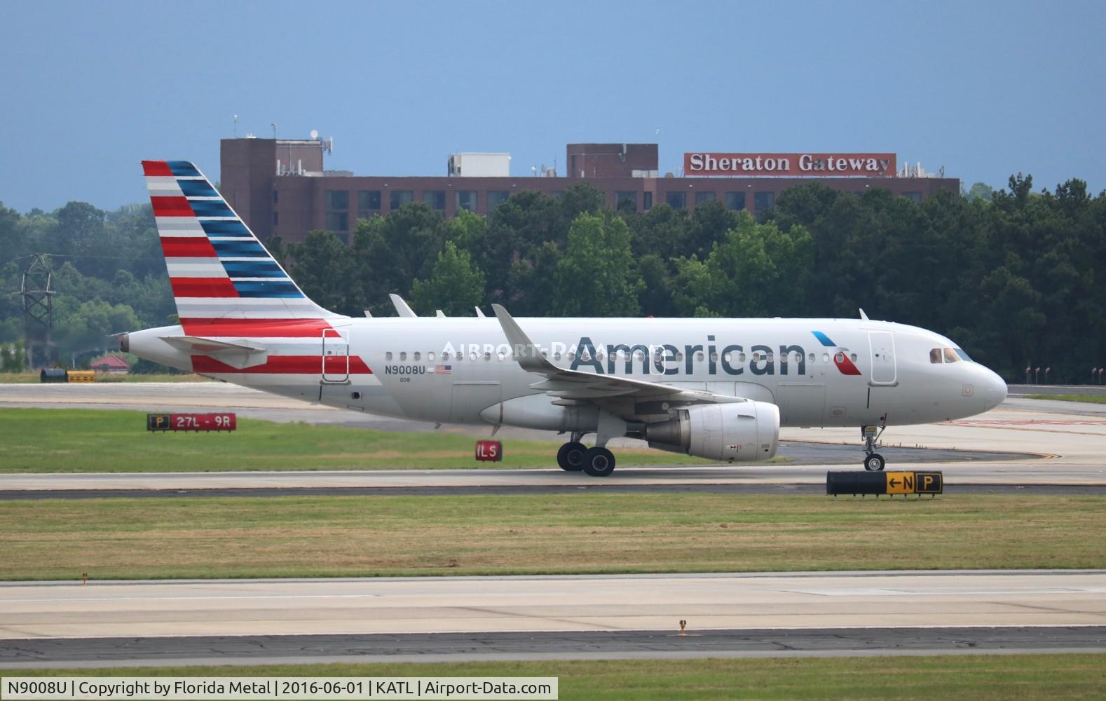 N9008U, 2013 Airbus A319-115 C/N 5786, ATL spotting 2016
