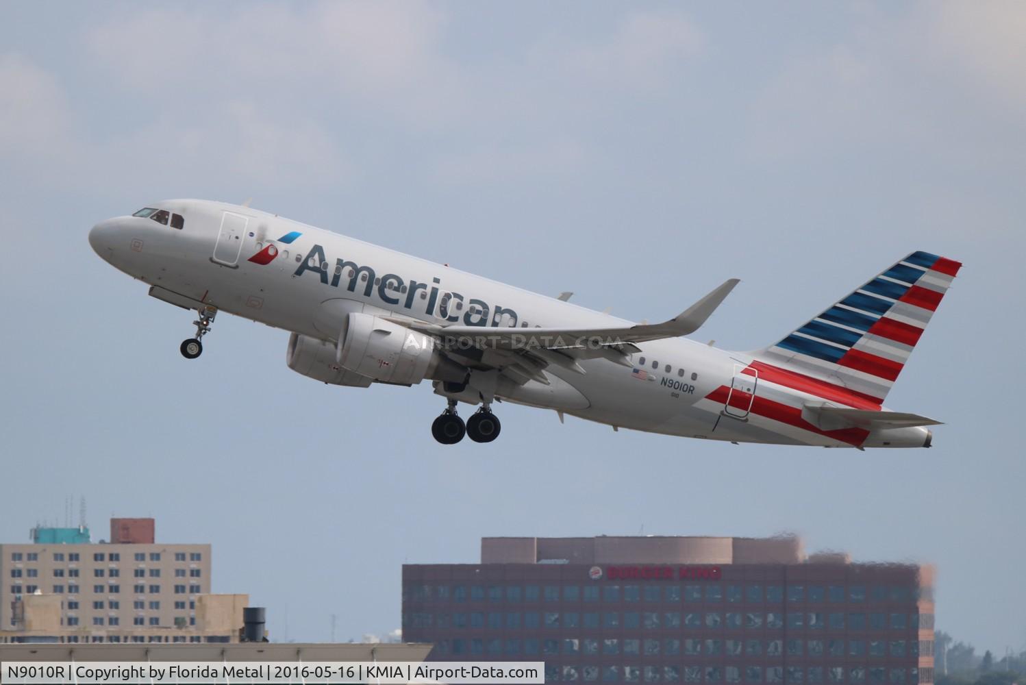 N9010R, 2013 Airbus A319-115 C/N 5789, MIA spotting 2016