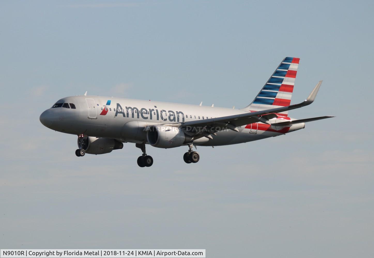 N9010R, 2013 Airbus A319-115 C/N 5789, MIA spotting 2018