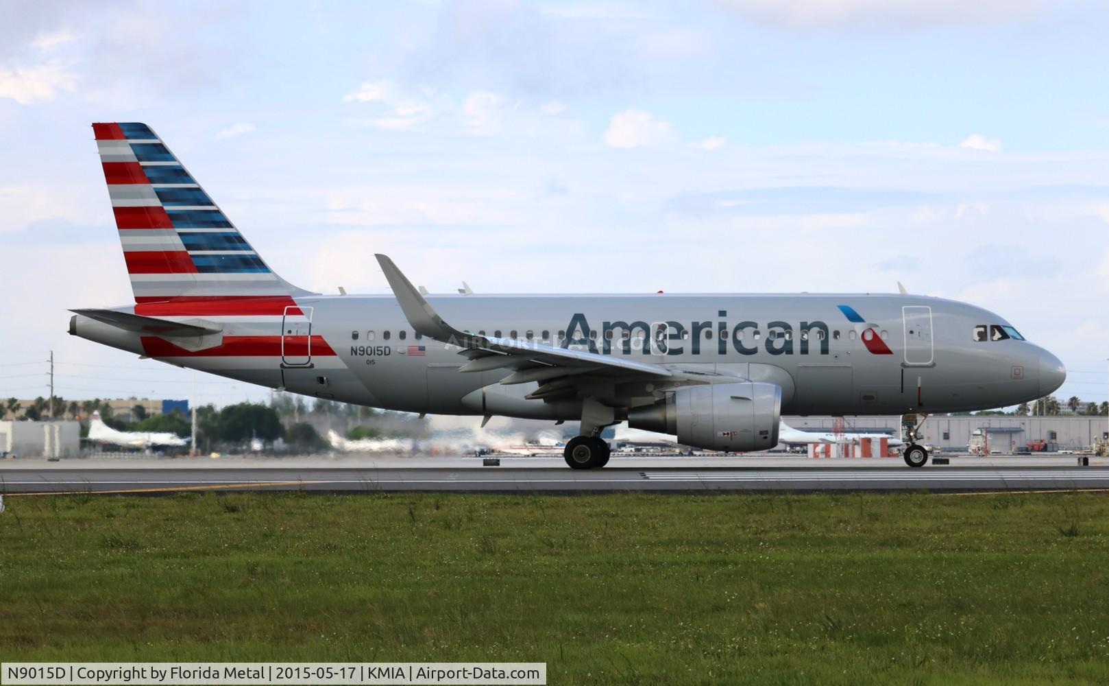 N9015D, 2013 Airbus A319-112 C/N 5327, MIA spotting 2015