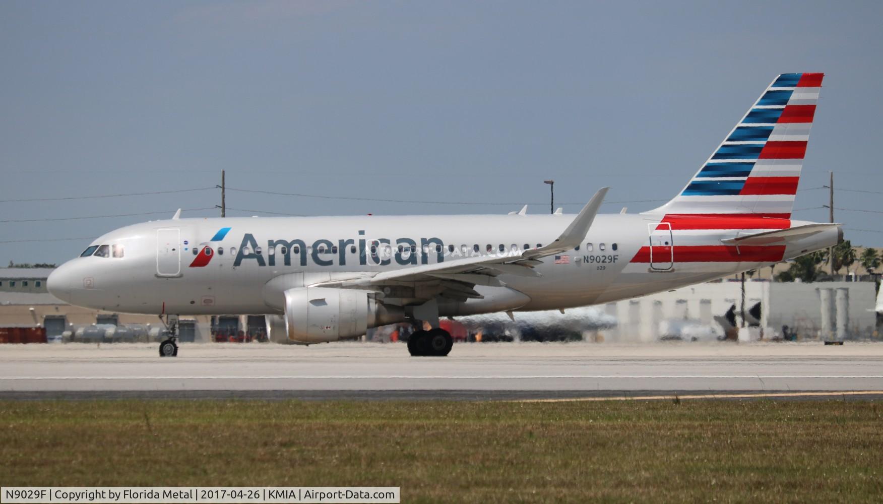 N9029F, 2015 Airbus A319-115 C/N 6491, MIA spotting 2017