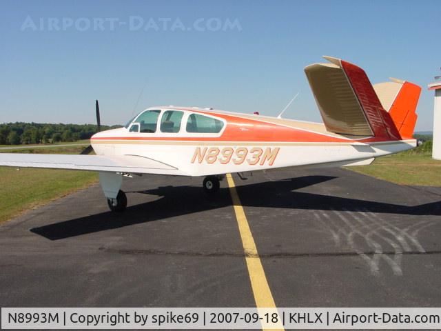 N8993M, 1964 Beech S35 Bonanza C/N D-7316, Beech S35 N8993M on the ramp.
