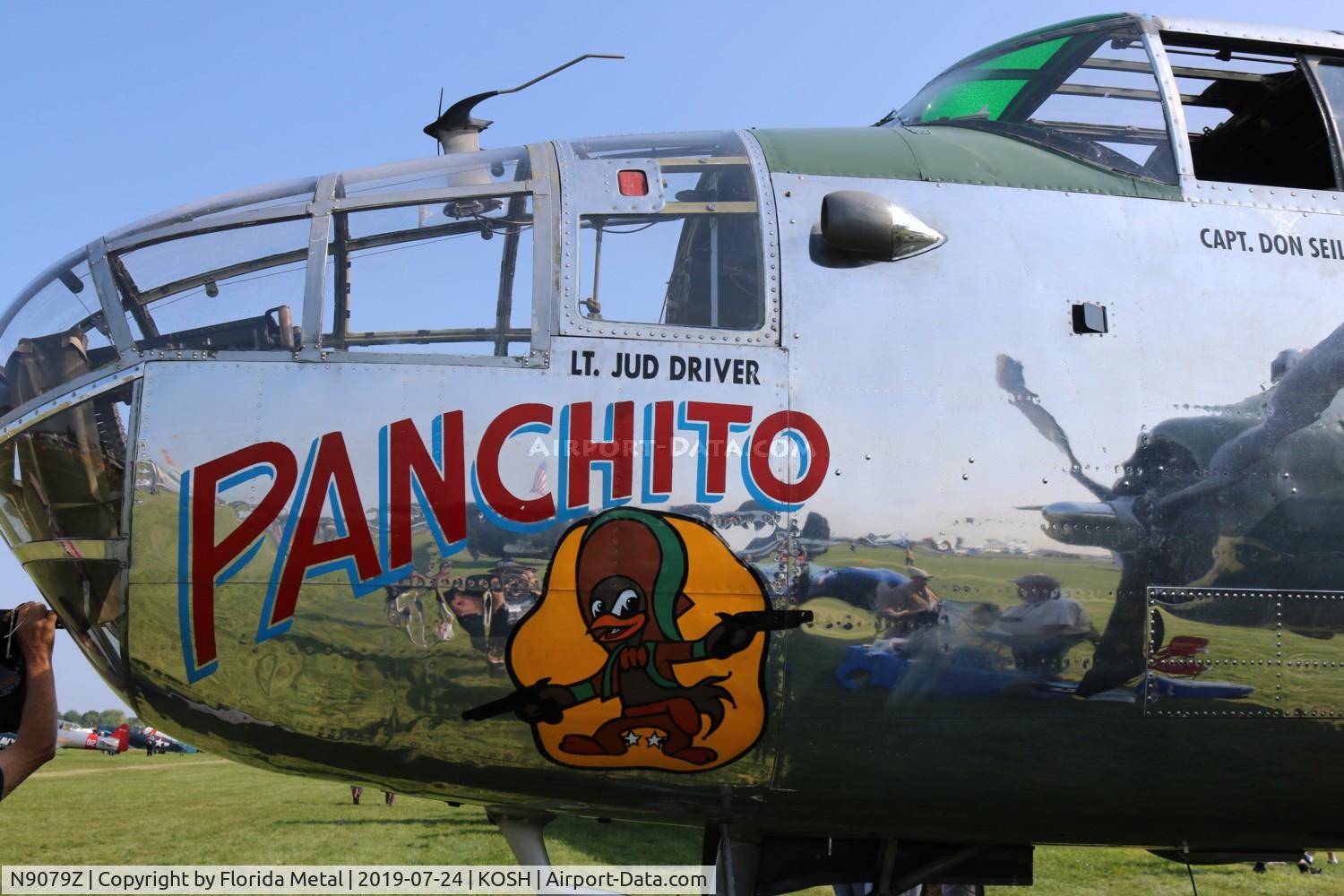 N9079Z, 1944 North American TB-25N Mitchell C/N 108-34009, EAA OSH 2019