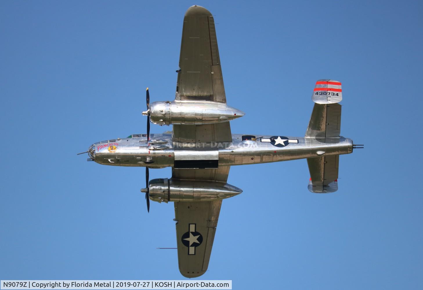 N9079Z, 1944 North American TB-25N Mitchell C/N 108-34009, EAA OSH 2019