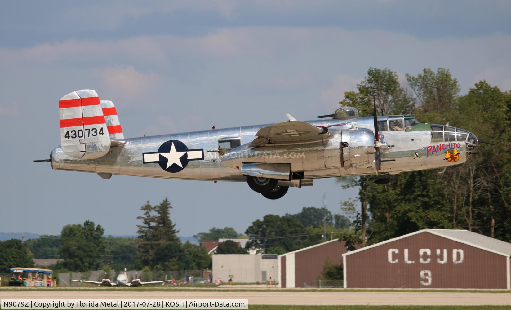 N9079Z, 1944 North American TB-25N Mitchell C/N 108-34009, EAA OSH 2017