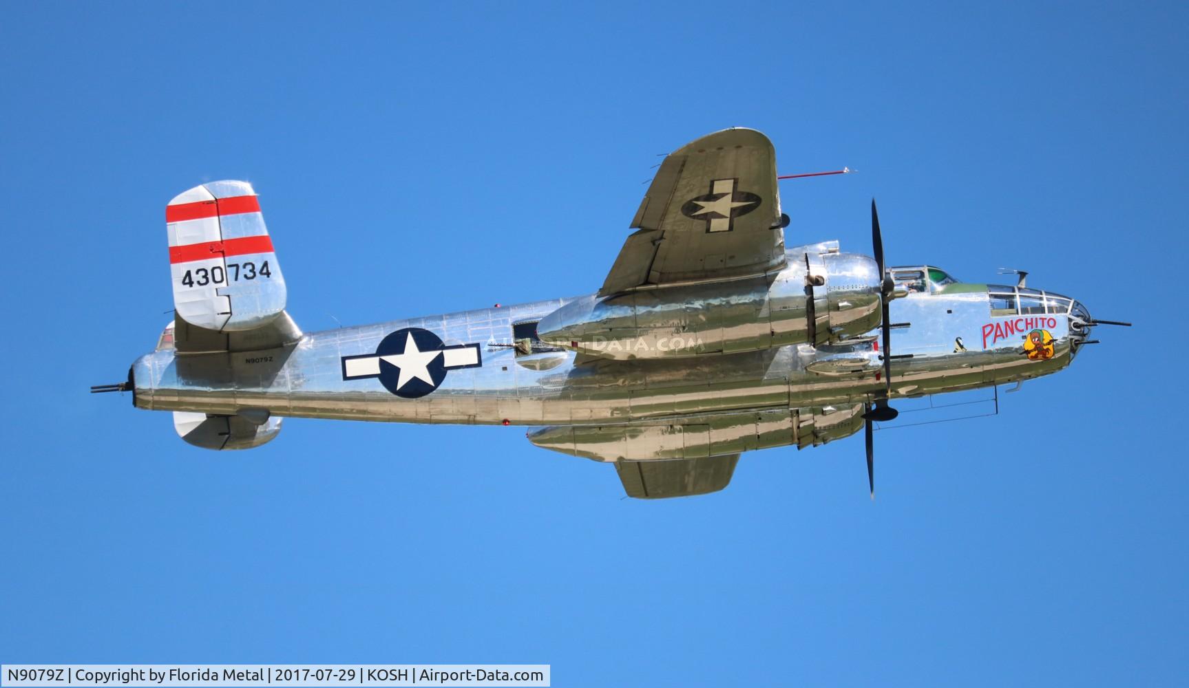 N9079Z, 1944 North American TB-25N Mitchell C/N 108-34009, EAA OSH 2017